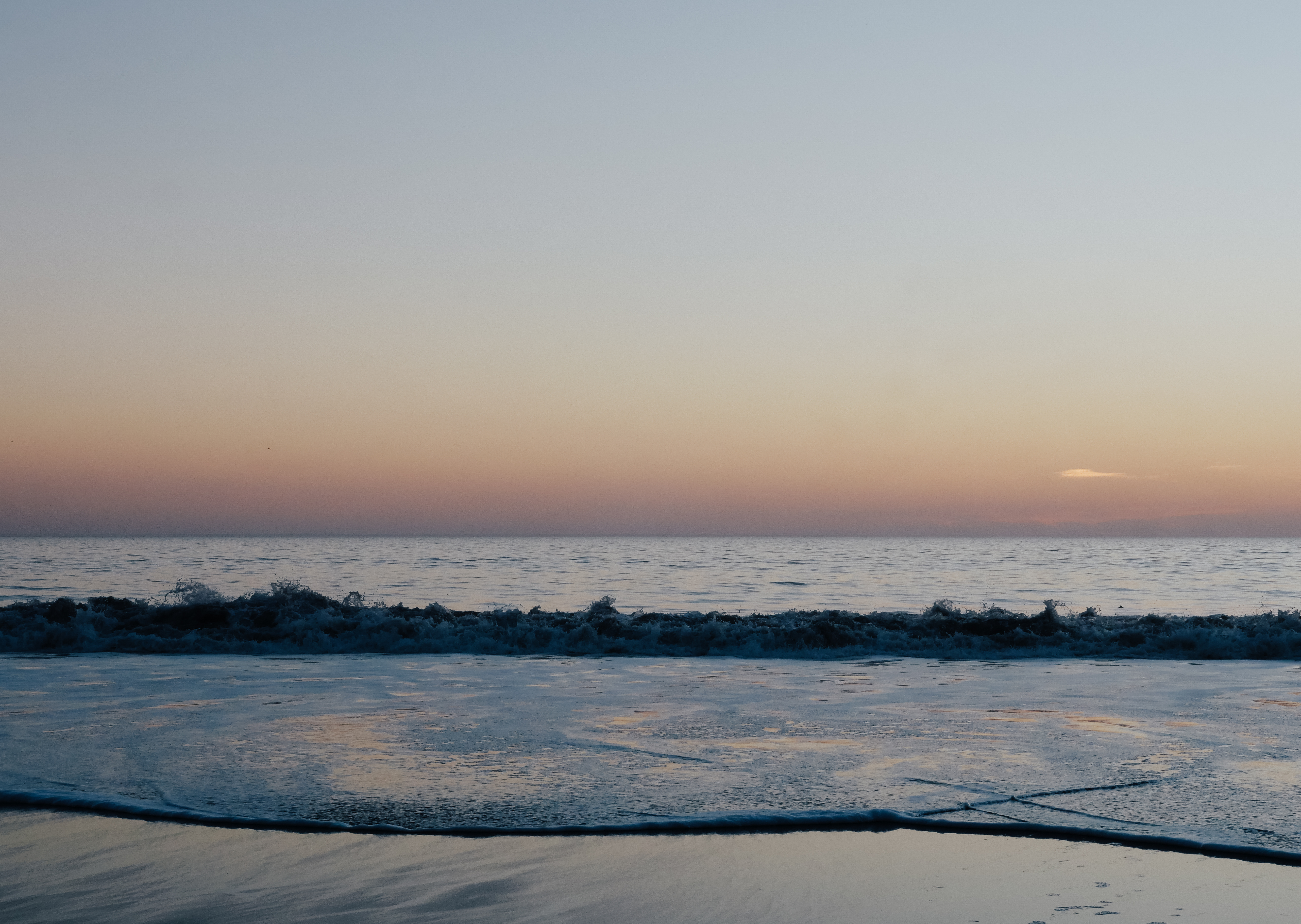image of beach sunset